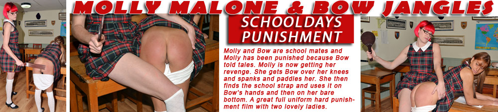 Molly Malone spanks Bow